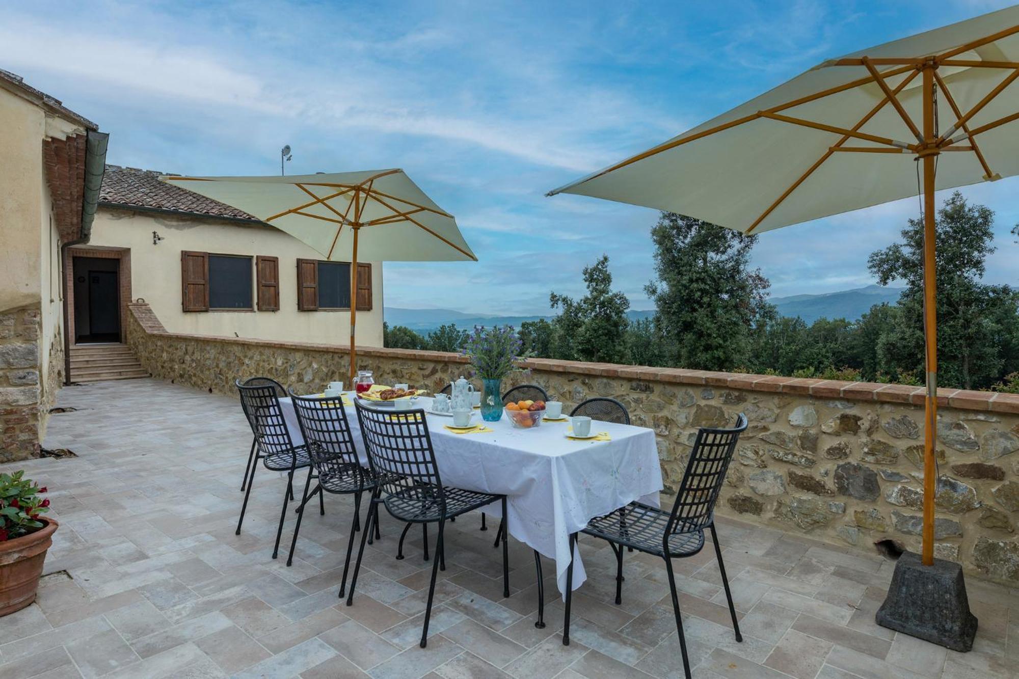 Appartamento Fattoria Montepescini Murlo Esterno foto